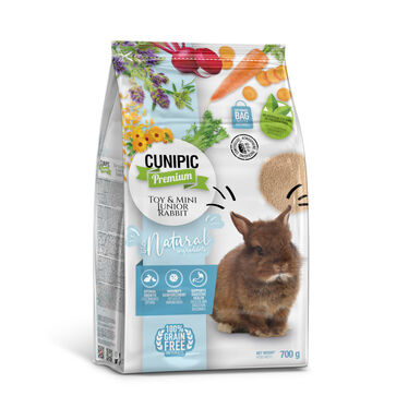 Cunipic Baby Toy, Mini e Super Toy Ração Premium para coelhos