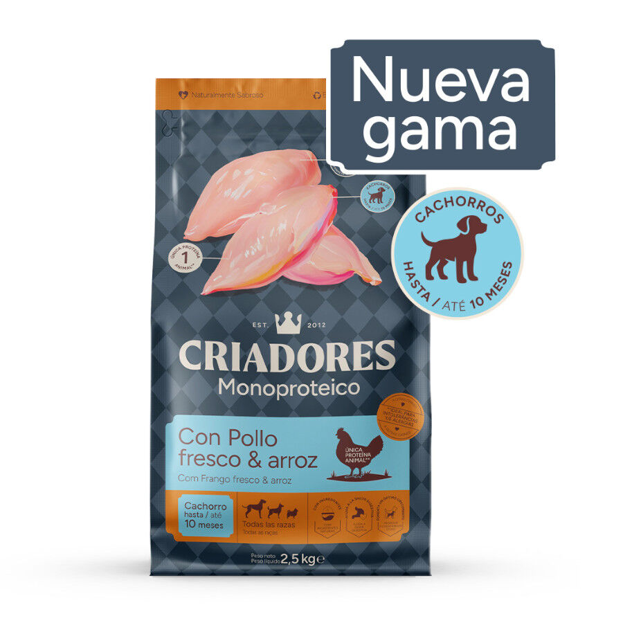 10 kg Criadores Monoproteico Light -40% de gordura Ra&ccedil;&atilde;o de frango para c&atilde;es adultos, , large Imagem n&uacute;mero 2