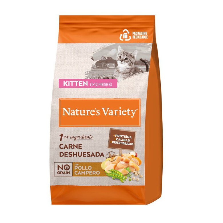 7 kg Nature's Variety No Grain Kitten Frango ração para gatos,  Imagem número 1 7 kg Nature's Variety No Grain Kitten Frango ração para gatos, , large Imagem número 1