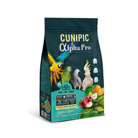 Cunipic Alpha Pro Parrots Natural Blend Comida para Papagaios
