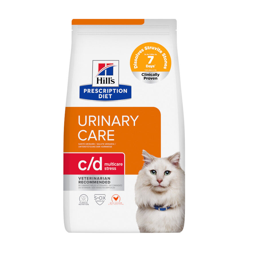 12 kg Hill's Prescription diet c/d Urinary Care frango ra&ccedil;&atilde;o para gatos, , large Imagem n&uacute;mero 1