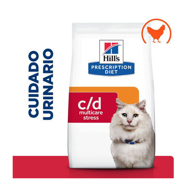 Hill's Prescription Diet c/d Urinary Stress Peixe Azul Ração para gatos