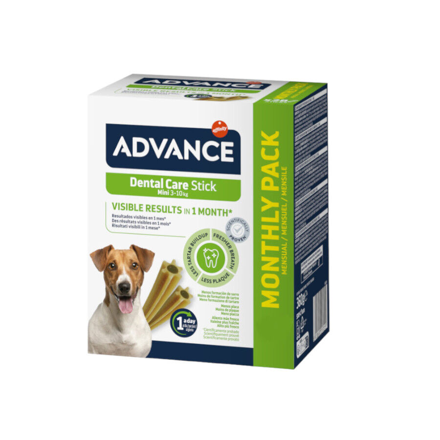 56 sticks Affinity Advance Dental Care Stick Mini para c&atilde;es Pack poupan&ccedil;a!, , large Imagem n&uacute;mero 1