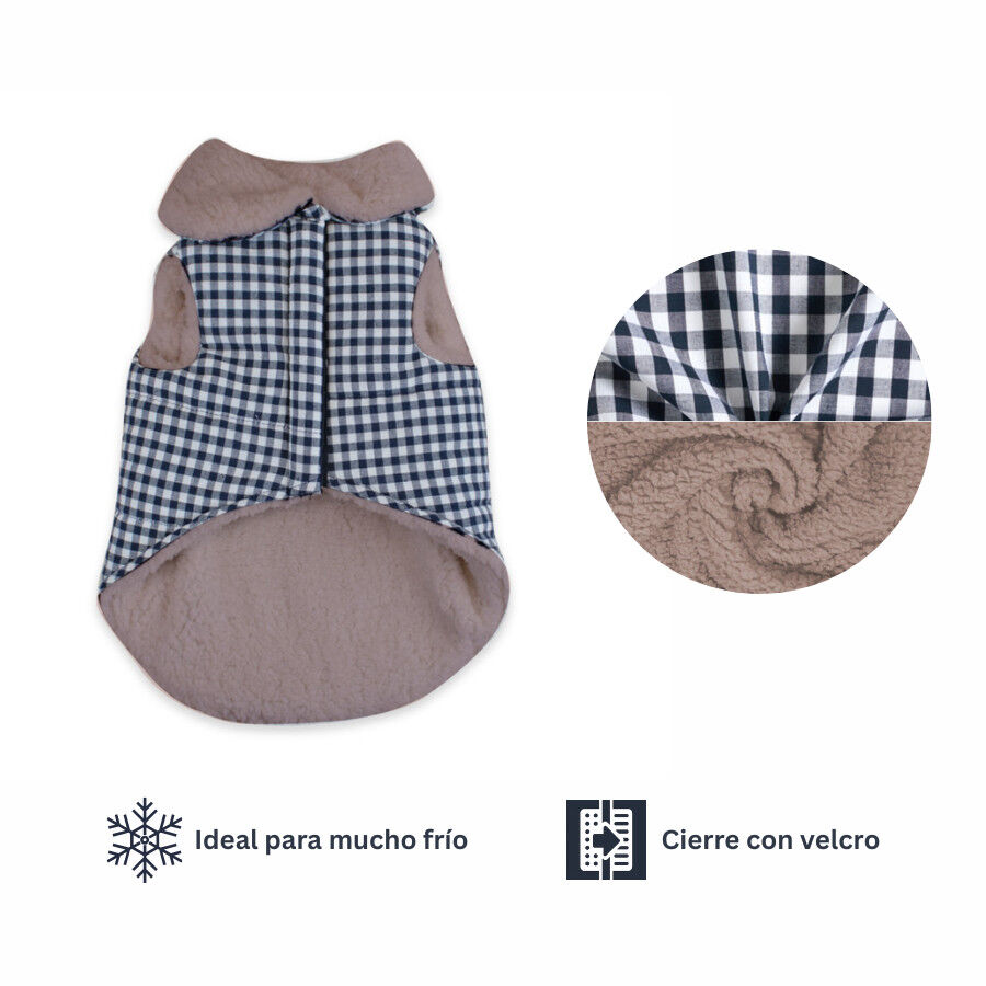 Outech Casaco Bomber Vichy Navy para c&atilde;es, , large Imagem n&uacute;mero 5