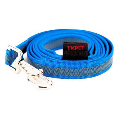 TK-Pet Trela azul antiderrapante para cães