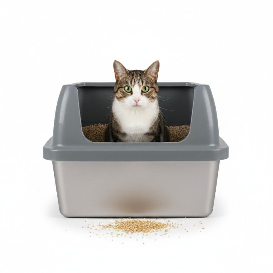 Nice Care Caixa de Areia Aberta A&ccedil;o para gatos, , large Imagem n&uacute;mero 1