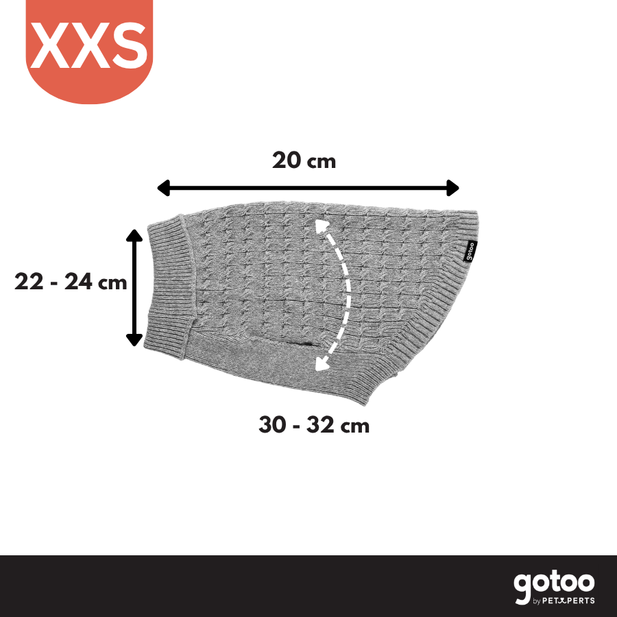 Gotoo Camisola de Malha Cinzenta para c&atilde;es, , large Imagem n&uacute;mero 4