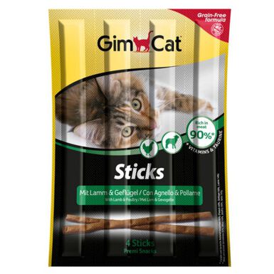 Gimcat Palitos de cordeiro para gatos