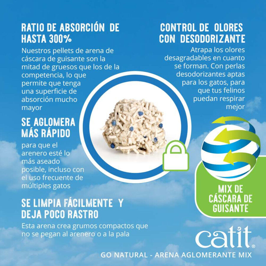 Catit Go Natura! Areia aglomerante com aroma a baunilha para gatos, , large Imagem n&uacute;mero 4