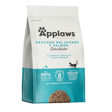 Applaws Adult Grain Free Peixe Azul e Salmão ração para gatos