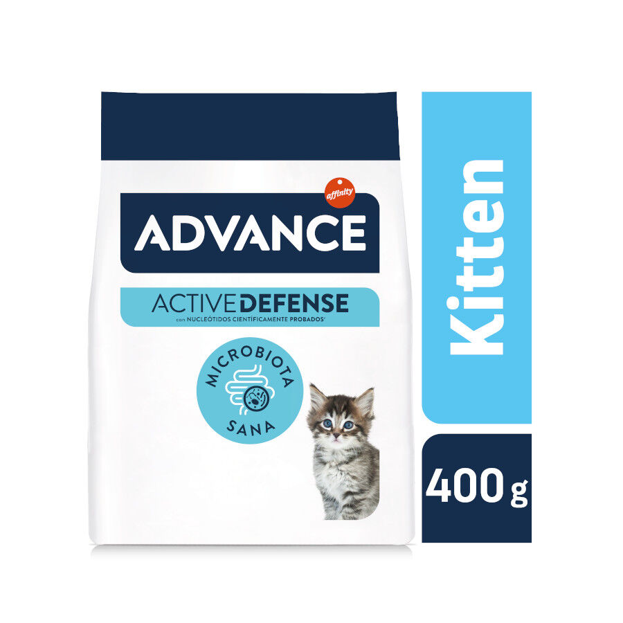 400 g Advance Active Defense Frango e Arroz ra&ccedil;&atilde;o para gatinhos, , large Imagem n&uacute;mero 2