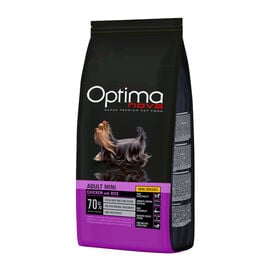 Optima Nova Adult Mini Frango ra&ccedil;&atilde;o para c&atilde;es