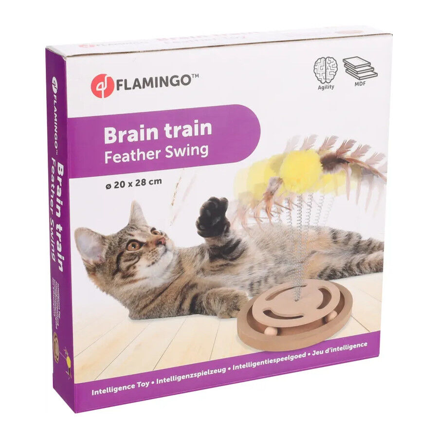 Flamingo Brinquedo Interativo com Bola para gatos, , large Imagem n&uacute;mero 2