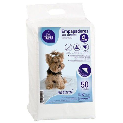 TK-Pet XL Natural empapadores para perro cachorro Imagem n&uacute;mero 1
