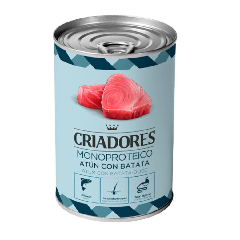 Criadores Monoproteico Atum e Batata em lata para cães, , large image number null