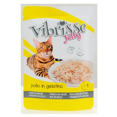 Vibrisse Jelly Frango em galeia saqueta para gatos