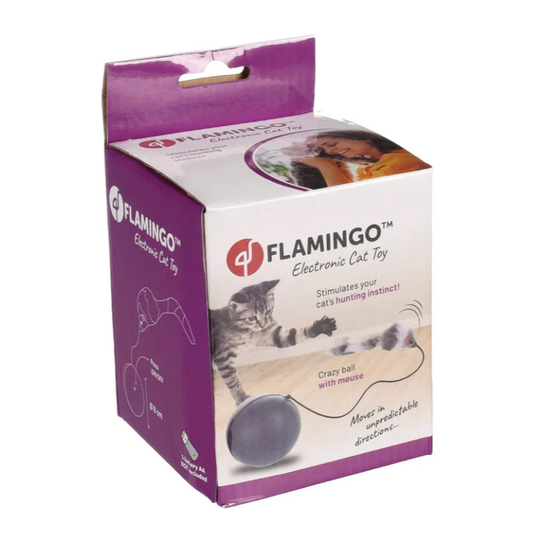 Flamingo Boula Rato interativo para gatos,  Imagem número 2 Flamingo Boula Rato interativo para gatos, , large Imagem número 2