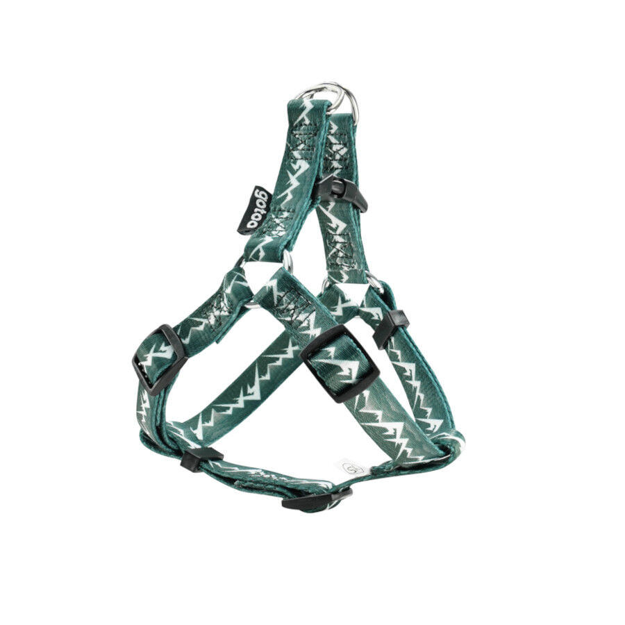 Gotoo peitoral estampado verde para c&atilde;es, , large Imagem n&uacute;mero 1