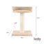 Leeby Tigrou arranhador com cama e brinquedo bege para gatos, , large Indicador imagem número 4