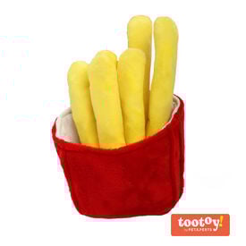 Tootoy! Fries Cuddler Yellow Peluche para cães