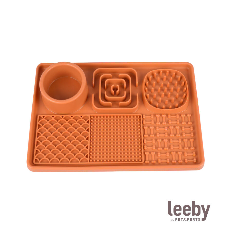 Leeby Tapete de Lamber Laranja para c&atilde;es e gatos, , large Imagem n&uacute;mero 2