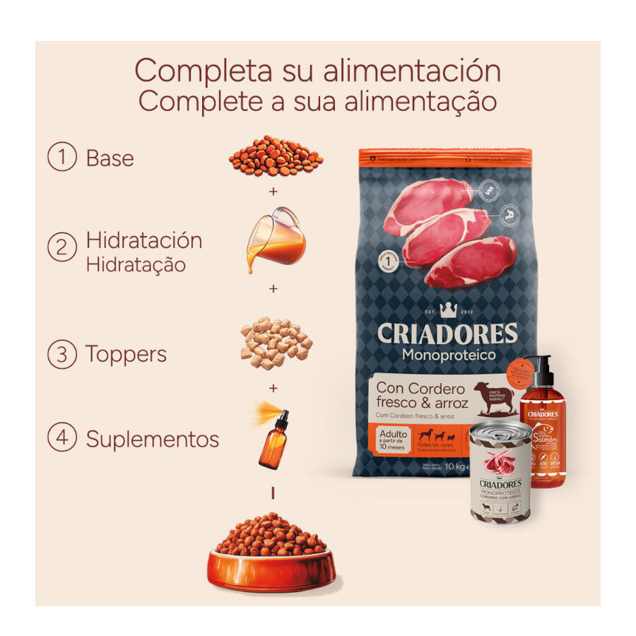 10 kg Criadores Monoproteico Adulto Ra&ccedil;&atilde;o de cordeiro para c&atilde;es, , large Imagem n&uacute;mero 9