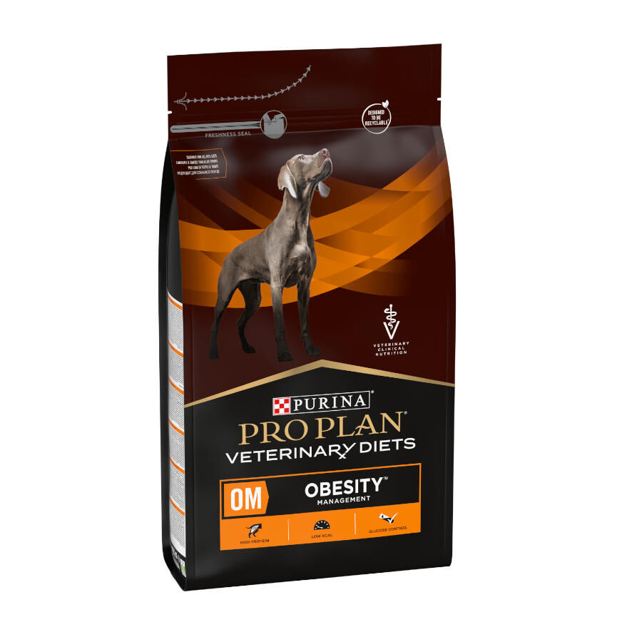 12 kg Pro Plan Veterinary Diets Obesity Management ra&ccedil;&atilde;o para c&atilde;es, , large Imagem n&uacute;mero 1