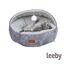 Leeby Alcofa Cinzenta e Branca com Brinquedo para gatos, , large Indicador imagem número 2