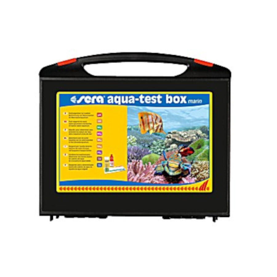 Sera AquaTest Box Marin set de test para acuarios Imagem n&uacute;mero 1