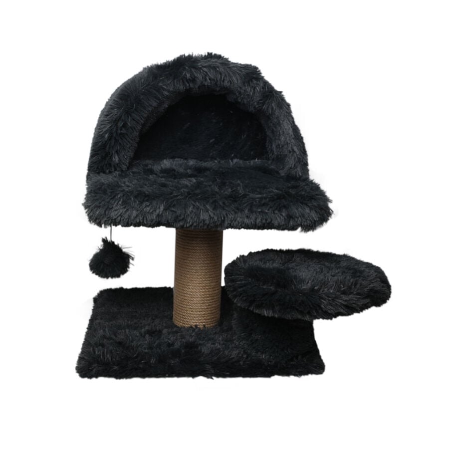 Catshion Susy Arranhador com Gruta Cinzento para gatos, , large Imagem n&uacute;mero 1