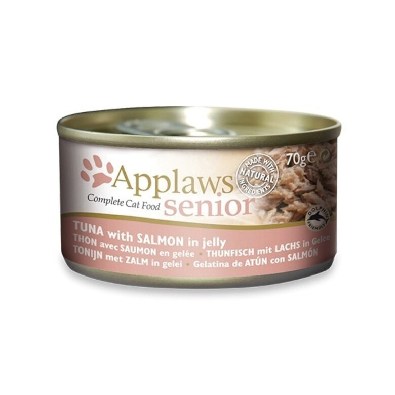70 g Applaws Senior Atum com Salmão lata com galeia para gatos,  Imagem número 3 70 g Applaws Senior Atum com Salmão lata com galeia para gatos, , large Imagem número 3