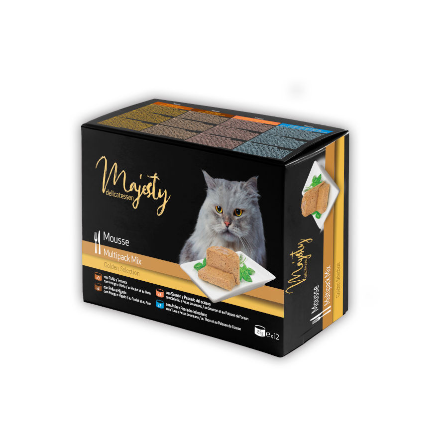 Majesty Adult Mousse Mix lata para gatos Imagem n&uacute;mero 1