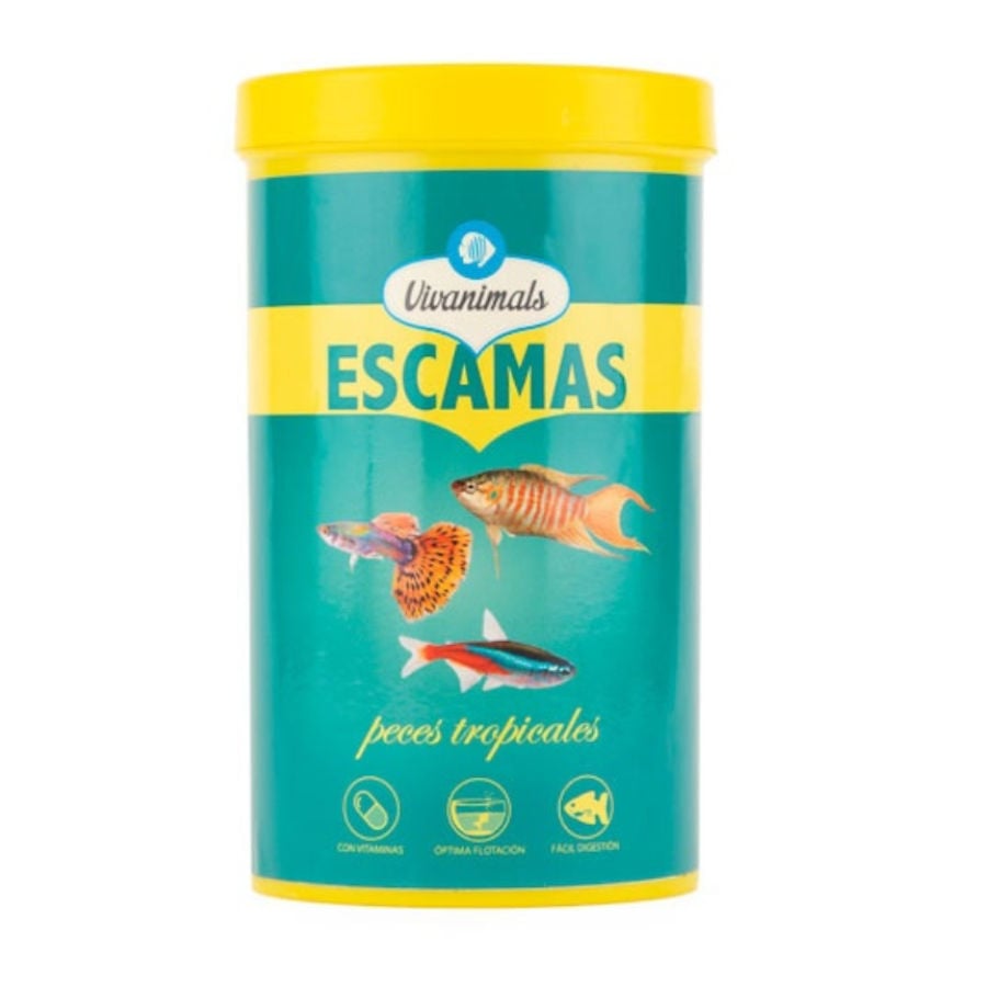 Vivanimals comida en escamas para peces tropicales Imagem n&uacute;mero 1