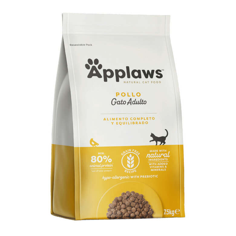 7.5 kg Applaws Adult Grain Free Frango ração para gatos,  Imagem número 1 7.5 kg Applaws Adult Grain Free Frango ração para gatos, , large Imagem número 1
