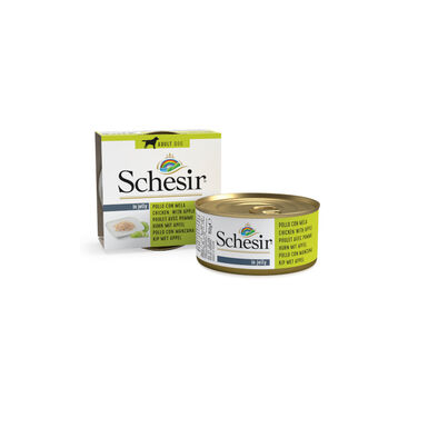 Schesir Adult Frango com Maçã lata para cães