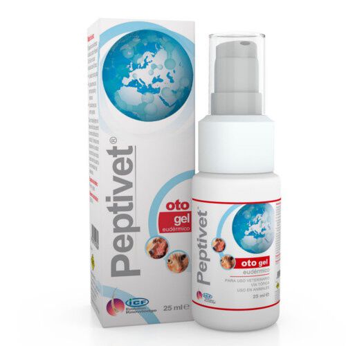 Peptivet Oto gel o&iacute;dos sanos perros y gatos Imagem n&uacute;mero 1
