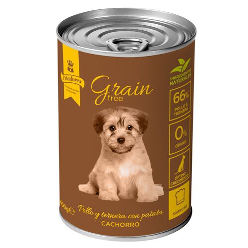 Criadores Grain Free H&uacute;medo cachorro pollo-ternera Imagem n&uacute;mero 2