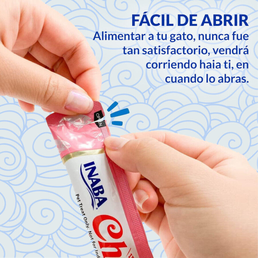 4 saquetas x 14 g Churu Snack Cremoso de Frango para gatos, , large Imagem n&uacute;mero 4