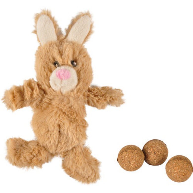 Flamingo conejo con catnip prensado para gatos Imagem número 1 Flamingo conejo con catnip prensado para gatos Imagem número 1