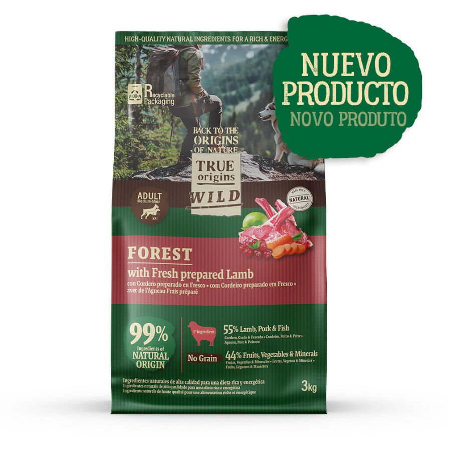 True Origins Wild Forest ra&ccedil;&atilde;o de cordeiro para c&atilde;es, , large Imagem n&uacute;mero 2