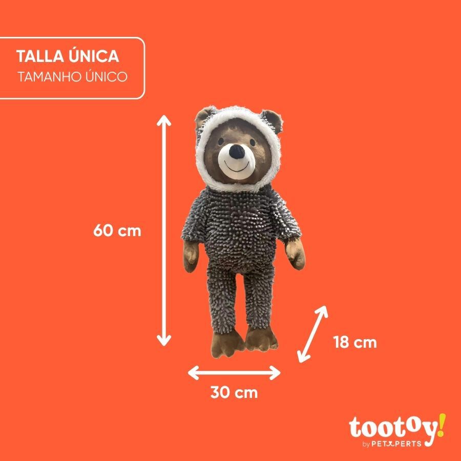 Tootoy! Comfort Jumbo Racoon Peluche para c&atilde;o, , large Imagem n&uacute;mero 3