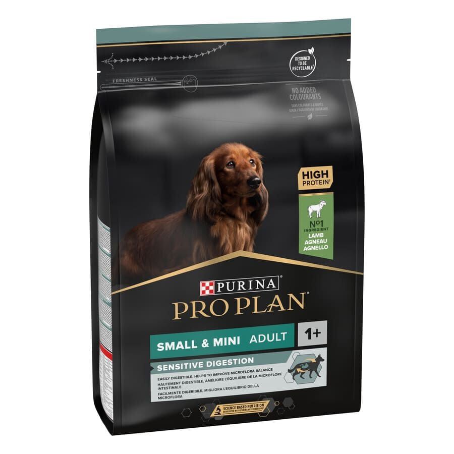 3 kg Pro Plan Adult Mini OptiDigest Cordeiro ra&ccedil;&atilde;o para c&atilde;es , , large Imagem n&uacute;mero 1