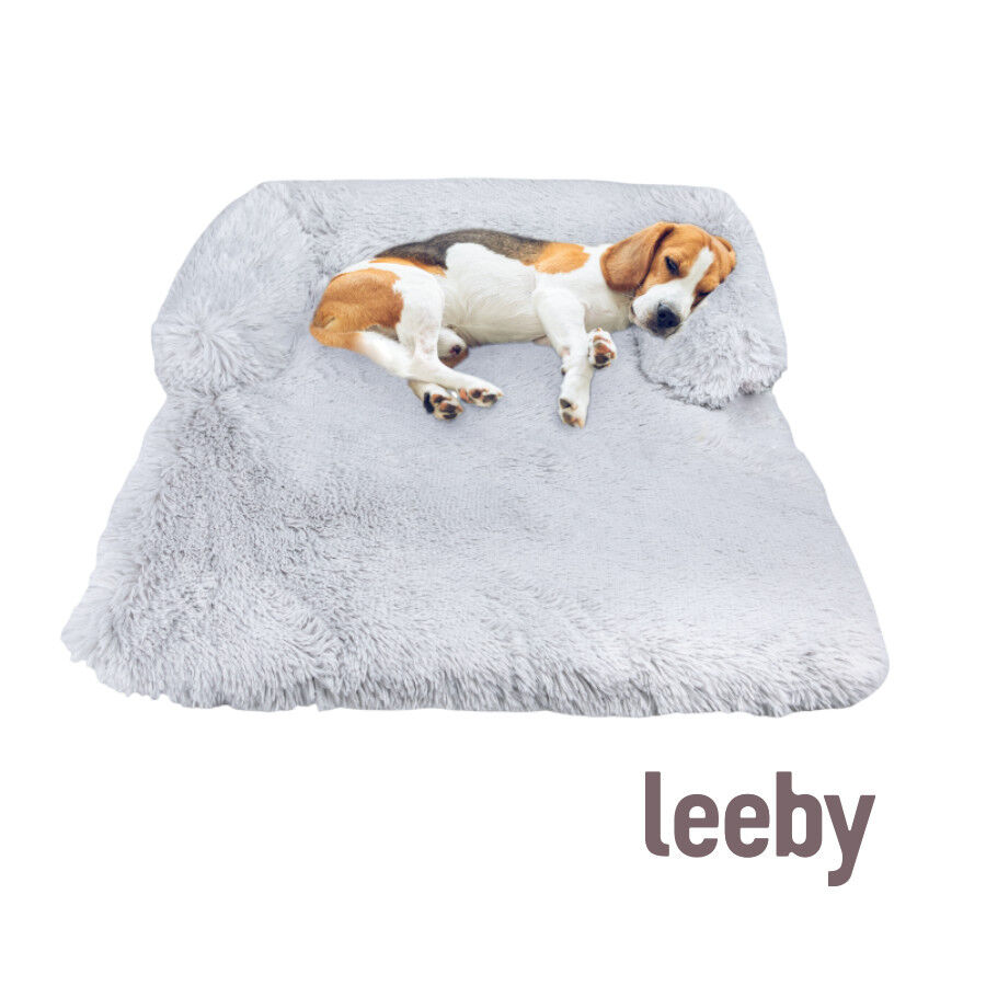 Leeby Cama Anti-Stress Cinzenta para c&atilde;es, , large Imagem n&uacute;mero 2