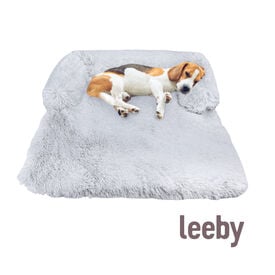 Leeby Cama Anti-Stress Cinzenta para c&atilde;es