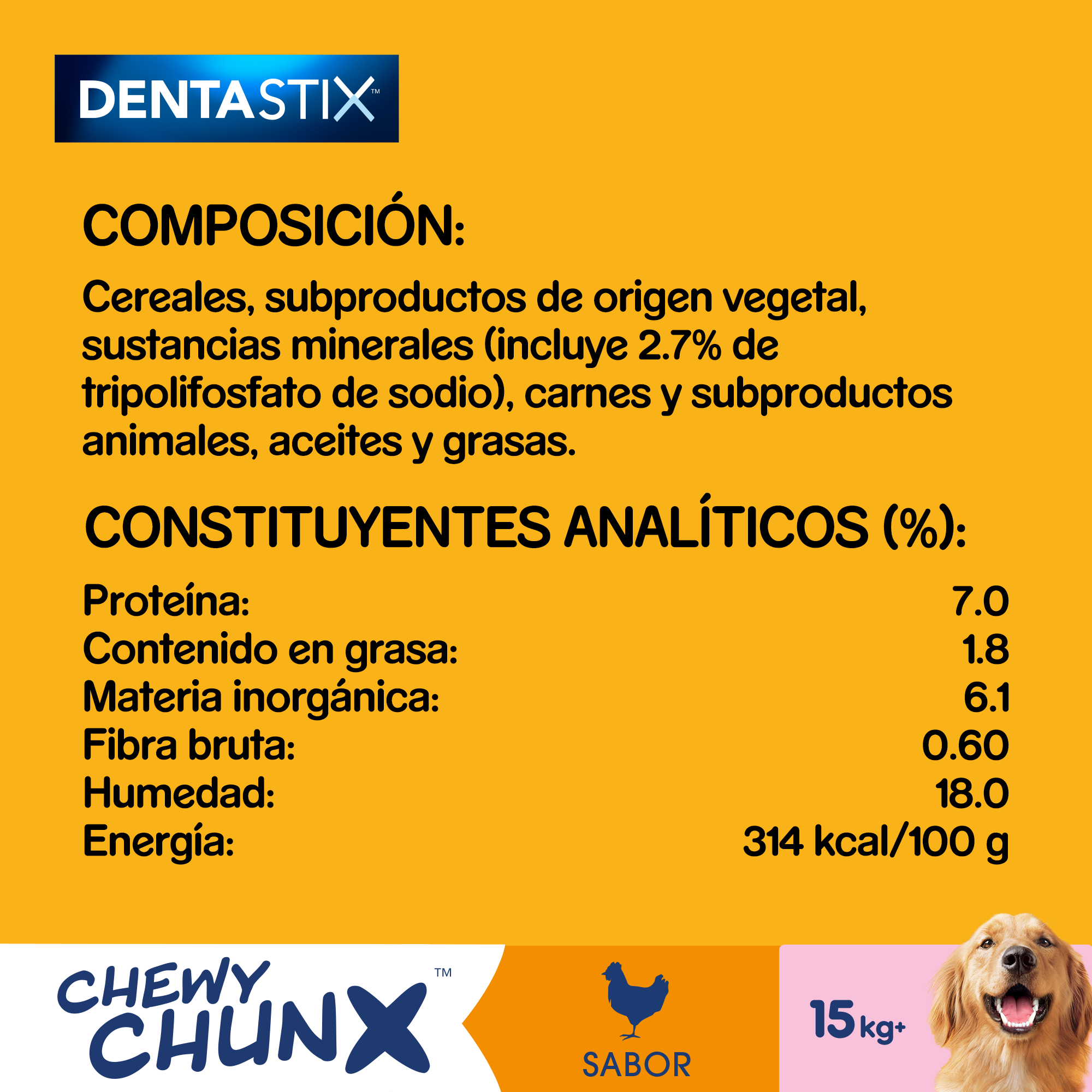 68 g Pedigree Dentastix Chewy Chunx Snacks Dent&aacute;rios Frango para C&atilde;es M&eacute;dios e Grandes, , large Imagem n&uacute;mero 3