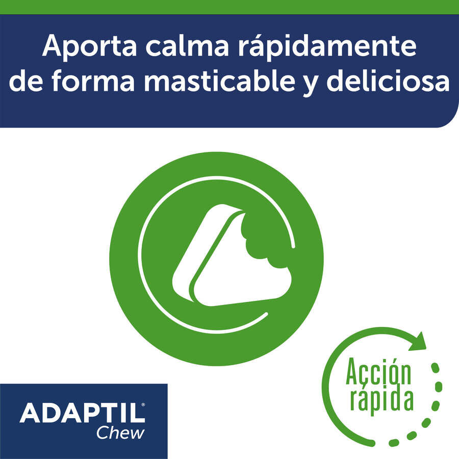 30 comprimidos Adaptil Chew Comprimidos Relaxantes para o stress ocasional dos c&atilde;es, , large Imagem n&uacute;mero 3