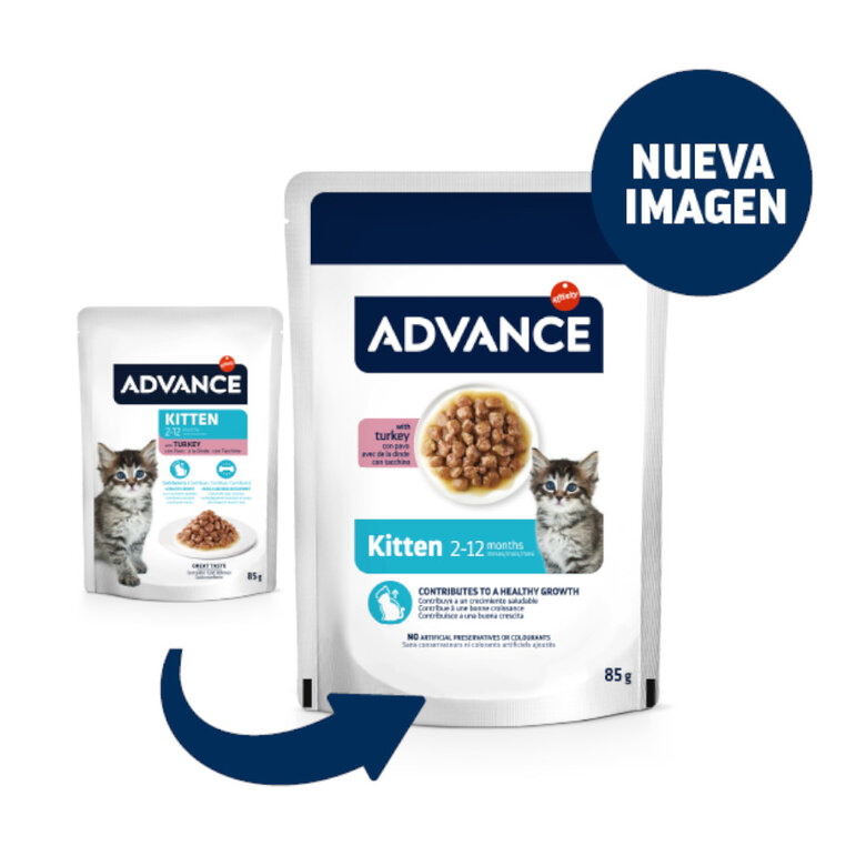 85 g Advance Kitten Peru em molho saquetas,  Imagem número 2 85 g Advance Kitten Peru em molho saquetas, , large Imagem número 2