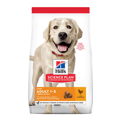 Hill's Adult Light perros razas grandes pollo 14 kg