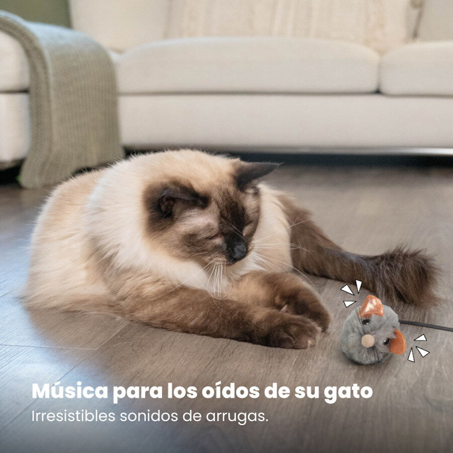 Catstages Squeaky Squeaky Gris Rato com Catnip para gatos, , large Imagem n&uacute;mero 2