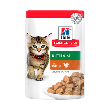 Hill’s Kitten Science Plan Peru em Molho saqueta para gatos